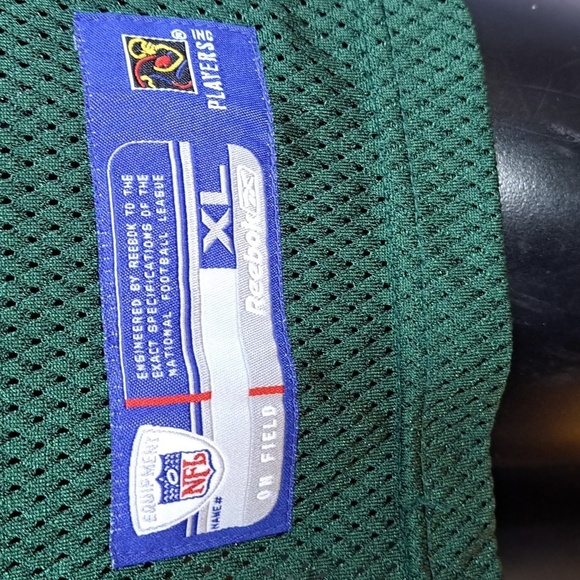 Y2K New York Jets Ty Law #24 green & white youth XL adult Sm NFL football jersey - Picture 4 of 8